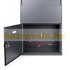 Package receiving cabinet package mailbox galvanized steel standing mailbox gray package point luggage storage