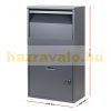 Package receiving cabinet package mailbox galvanized steel standing mailbox gray package point luggage storage