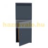 Package point for home galvanized steel standing mailbox anthracite luggage storage 41x38x102 cm package receiving cabinet package mailbox