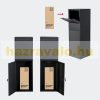 Package point for home galvanized steel standing mailbox anthracite luggage storage 41x38x102 cm package receiving cabinet package mailbox