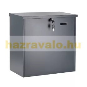   Csomag átvevő doboz 50x31x50 cm csomagok fogadására alkalmas levélláda horganyzott acél antracit csomagpont