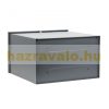 Package receiving box 50x31x50 cm letter box suitable for receiving packages galvanized steel anthracite package point