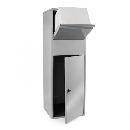 Package mailbox package receiving cabinet silver letter cabinet package point galvanized steel standing mailbox luggage storage