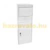 Package point for home galvanized steel standing mailbox white luggage storage package receiving cabinet package mailbox 