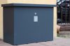 Package receiving box 50x31x50 cm letter box suitable for receiving packages galvanized steel anthracite package point