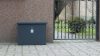 Package receiving box 50x31x50 cm letter box suitable for receiving packages galvanized steel anthracite package point