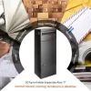 XXL csomagátvevő postaláda számzárral 35,5x29,5x105,5 cm 50 kg kapacitás fekete