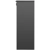 XXL csomagátvevő postaláda számzárral 41,2x40,1x110,5 cm, 50 kg kapacitás fekete