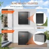 Csomagátvevő postaláda számzárral 39x27x52,2 cm, 15–20 kg terhelhetőség, fekete