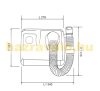 Spare tube with head unit for ARIEL Tubo, spare part for hair dryer 