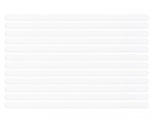 Csúszásgátló csík 28 db 15x150 mm öntapadós fehér lekerekített csúszásmentesítő szalag fürdőszobába