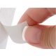 Anti-slip strip 10 pcs 25x800 mm self-adhesive white rounded anti-slip tape for bathroom 