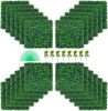 Artificial plant decor wall 24 pcs 50x50 cm lifelike artificial plant green wall artificial flower wall dark green plant wall