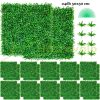 Artificial plant decor wall 24 pcs 50x50 cm lifelike artificial plant green wall artificial flower wall dark green plant wall