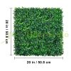 Artificial plant decor wall 24 pcs 50x50 cm lifelike artificial plant green wall artificial flower wall dark green plant wall