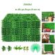 Artificial plant decor wall 12 pcs 51x51 cm lifelike artificial plant green wall artificial flower wall plant wall