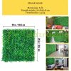 Műnövény dekorfal 6 db 51x51 cm élethű műnövény zöldfal mesterséges virágfal növényfal