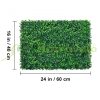 Műnövény dekorfal 12 db 60x40 cm élethű műnövény zöldfal mesterséges virágfal növényfal