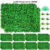 Artificial plant decor wall 24 pcs 60x40 cm lifelike artificial plant green wall artificial flower wall dark green plant wall