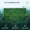 Artificial plant decor wall 24 pcs 60x40 cm lifelike artificial plant green wall artificial flower wall dark green plant wall