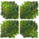 Artificial plant decor wall 12 lifelike leaves 50x50x5 cm wall artificial plant green wall flower wall plant wall