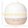 Aroma diffuser humidifier with ceramic cover and LED lighting