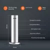 Bluetooth aroma diffúzor 120 ml víz nélküli hideglevegős illatosító akár 93 m²-re