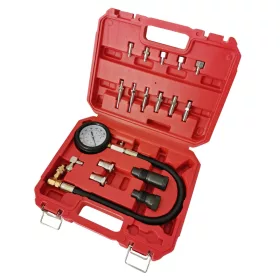 Benzinmotor kompressziomérő 0–20 bar kompresszióteszter készlet