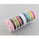 Wire, jewelry wire 0.38 stainless steel binding wire 10 pcs. 10 meter rolls. a total of 100 m of colored twisted stainless steel wire set