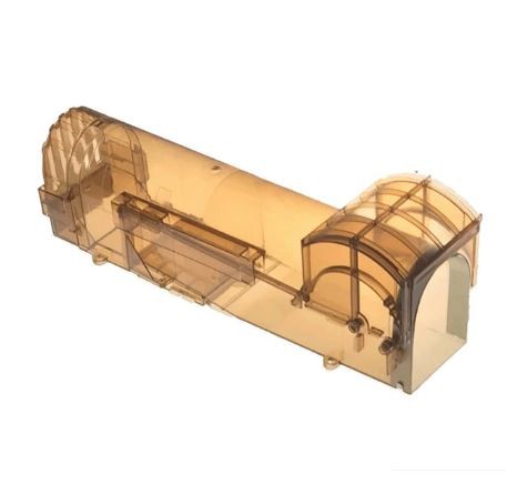 Mouse, rat and other rodent trap transparent brown 32 x 8.5 x 8 cm 