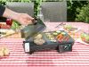 Table grill and contact grill two in one 2000W electric oven