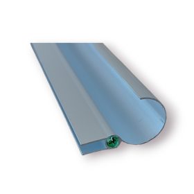    Előtető alu profil 150 cm széles ereszcsatornás védőtetőhöz első hátsó merevítő ezüst színű komplett szett 145 cm 