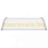 Canopy CELLOX polycarbonate 120x100 Gray frame colorless hollow chamber polycarbonate roof, for example, over an entrance door or windows. Transport made easier by packaging