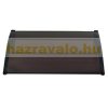 Polycarbonate roof CELLOX 120x100 anthracite black frame polycarbonate roof sheet with brown hollow chamber, for example above the entrance door or windows. Transport made easier by packaging