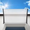 Canopy CELLOX polycarbonate 150x100 Black frame translucent hollow chamber roof, for example over an entrance door or windows. Transport made easier by packaging