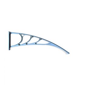   Féltető tartó 100 cm kinyúlású B típusú esővédő tető tartókar fehér szín 1 db konzol tényleges méret 955 mm