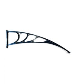   Féltető tartó 100 cm kinyúlású B típusú esővédő tető tartókar fekete szín 1 db konzol tényleges méret 955 mm