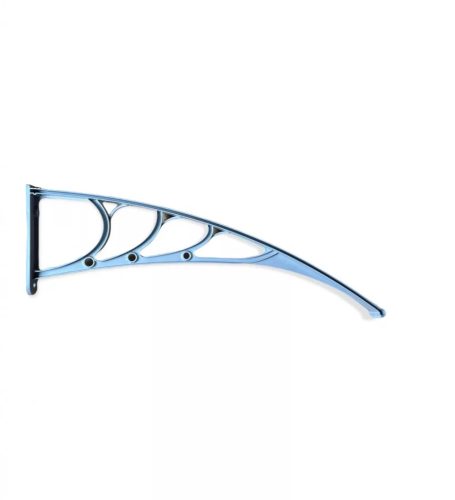 Féltető tartó 80 cm kinyúlású B típusú esővédő tető tartókar fehér szín 1 db konzol tényleges méret 735 mm 