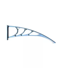   Féltető tartó 80 cm kinyúlású B típusú esővédő tető tartókar szürke szín 1 db konzol tényleges méret 735 mm 