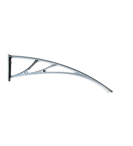 Féltető tartó 120 cm extra nagy kinyúlású C típusú esővédő tető tartókar fehér szín 1 db konzol tényleges méret 1170 mm 