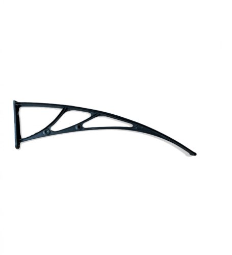 Semi-roof support 120 cm extra large extension type C rain protection roof support arm black color 1 bracket actual size 1170 mm