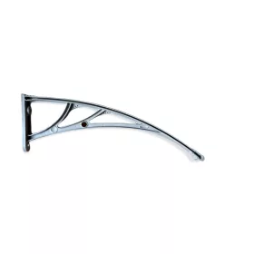  Féltető tartó 60 cm kinyúlású C típusú esővédő tető tartókar fehér szín 1 db konzol tényleges méret 590mm 