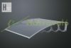 Előtető tartókar 150 cm mély előtetőhöz H típusú fehér színű extra nagy kinyúlású esővédő tető tartókar 1395mm konzol fekete szín 1 db