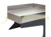 Automatic robot lawnmower canopy with planter box metal protective roof with flower bed 37x60x70 cm inox lawnmower garage