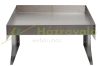 Automatic robotic lawn mower canopy with planter box stainless steel protective roof with flower bed 37x60x70 cm inox lawnmower garage