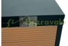 Automatic robot lawn mower canopy WPC protective roof 35x60x70 cm oak effect lawnmower garage