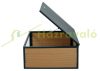 Automatic robot lawn mower canopy WPC protective roof 35x60x70 cm oak effect lawnmower garage