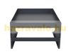 Automatic robot lawn mower awning with planter box protective roof with flower bed metal 37x60x70 cm anthracite lawnmower garage