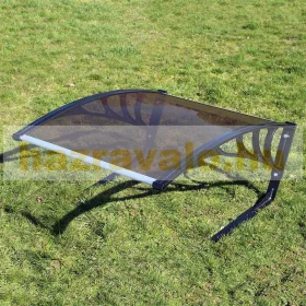   Automata robot fűnyíró előtető barna polikarbonát védtetővel  795 x 430/350 x 1040mm