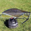 Automatic robotic lawn mower awning with brown polycarbonate protective cover 795 x 430/350 x 1040mm